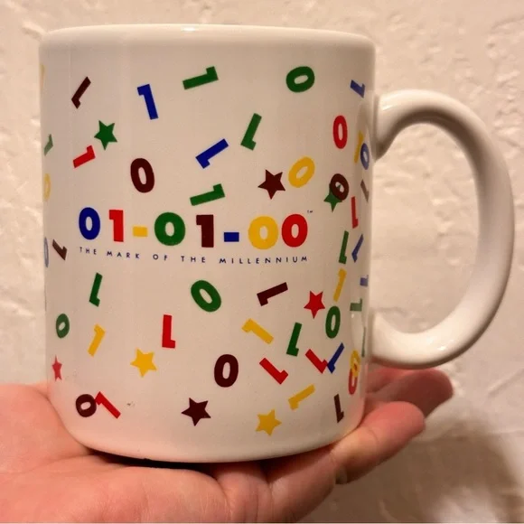 01-01-00 Mark of the Millennium At Home International Coffee Mug 2000 - Rare - Picture 1 of 6